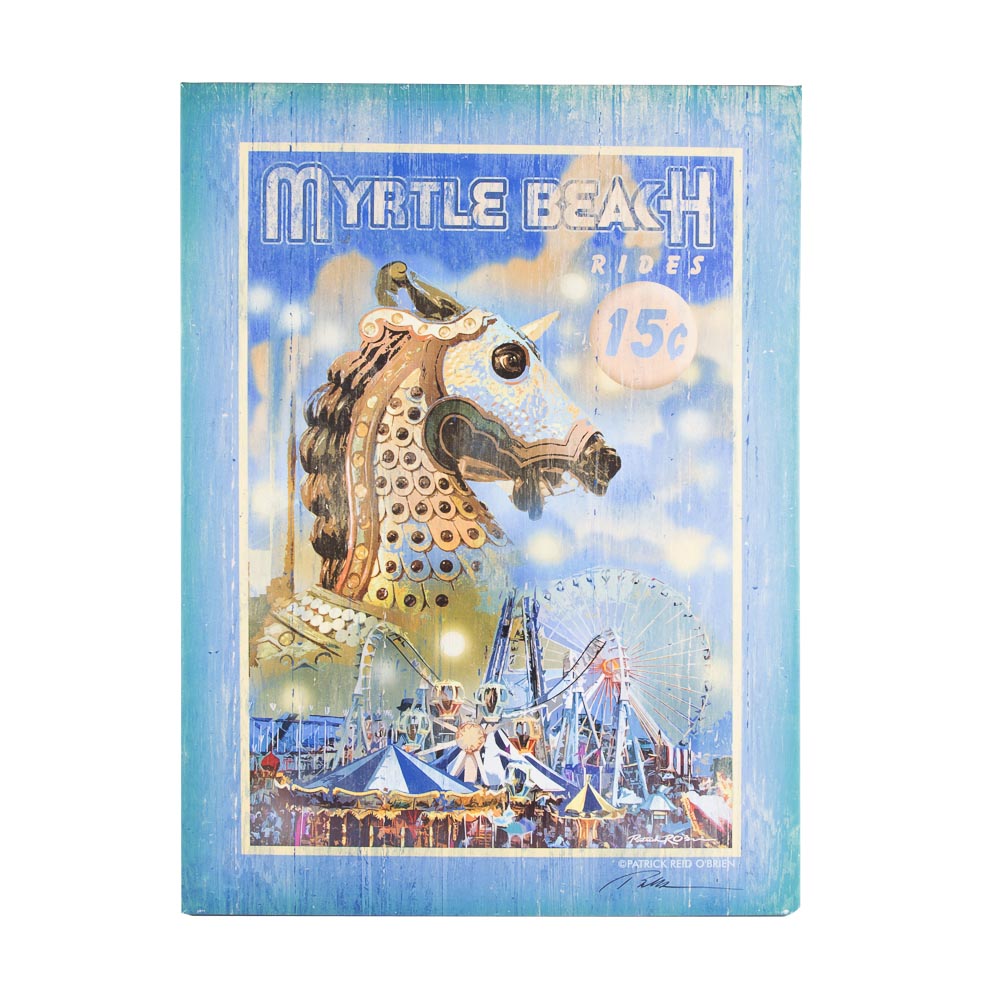 Patrick Reid O'Brien Signed Giclee "Myrtle Beach"