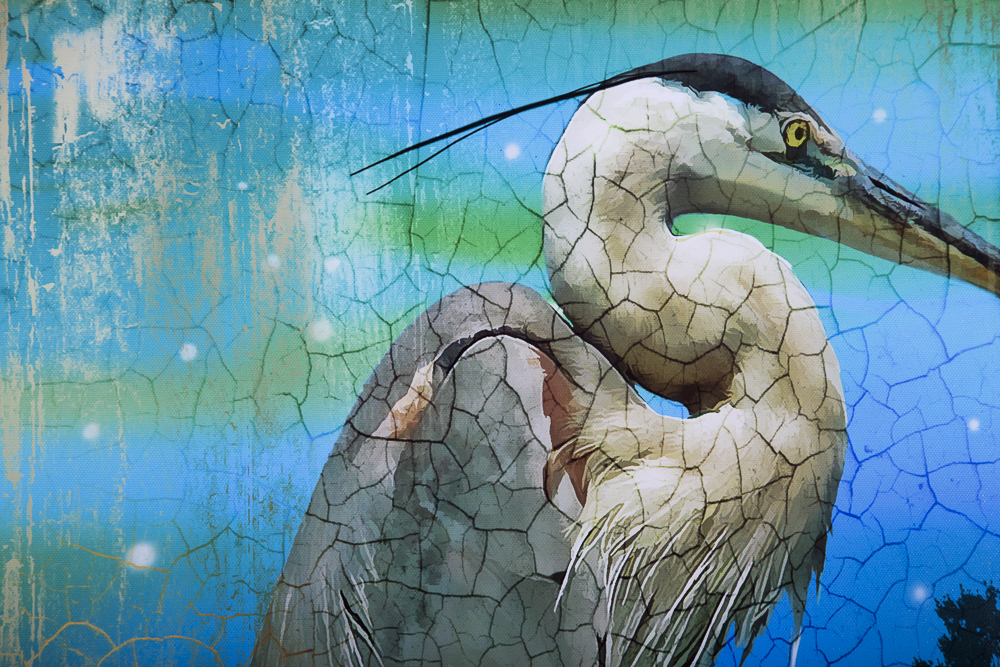 Patrick Reid O'Brien Signed Giclee "Heron"
