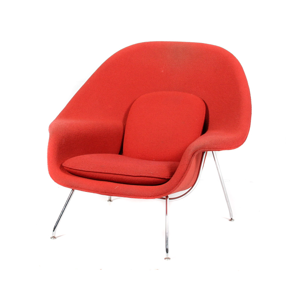 Mid Century Modern "Womb" Chair by Eero Saarinen for Knoll