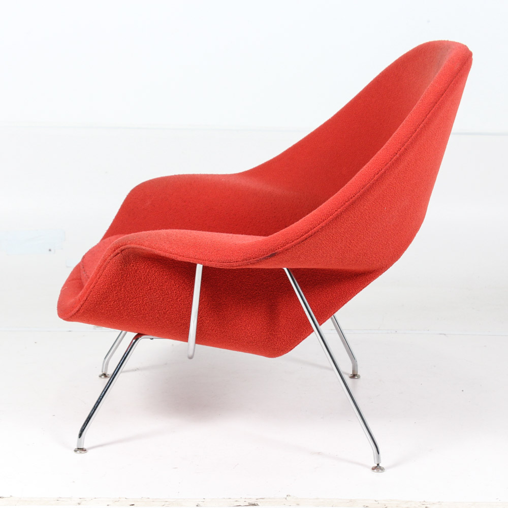 Mid Century Modern "Womb" Chair by Eero Saarinen for Knoll