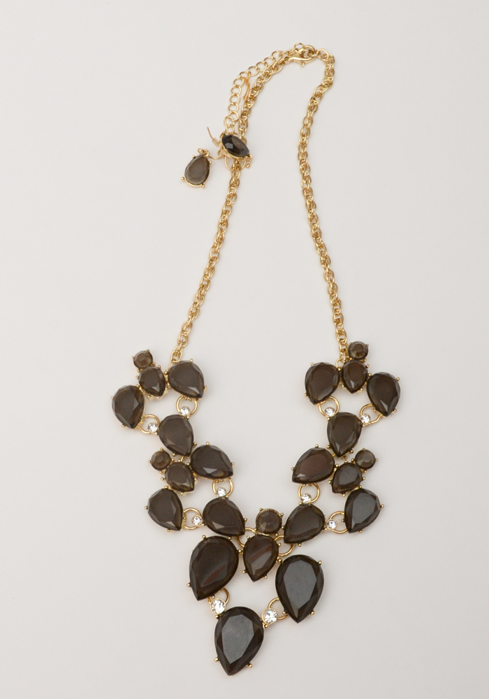 Large Pearl and Rhinestone Fashion Necklaces