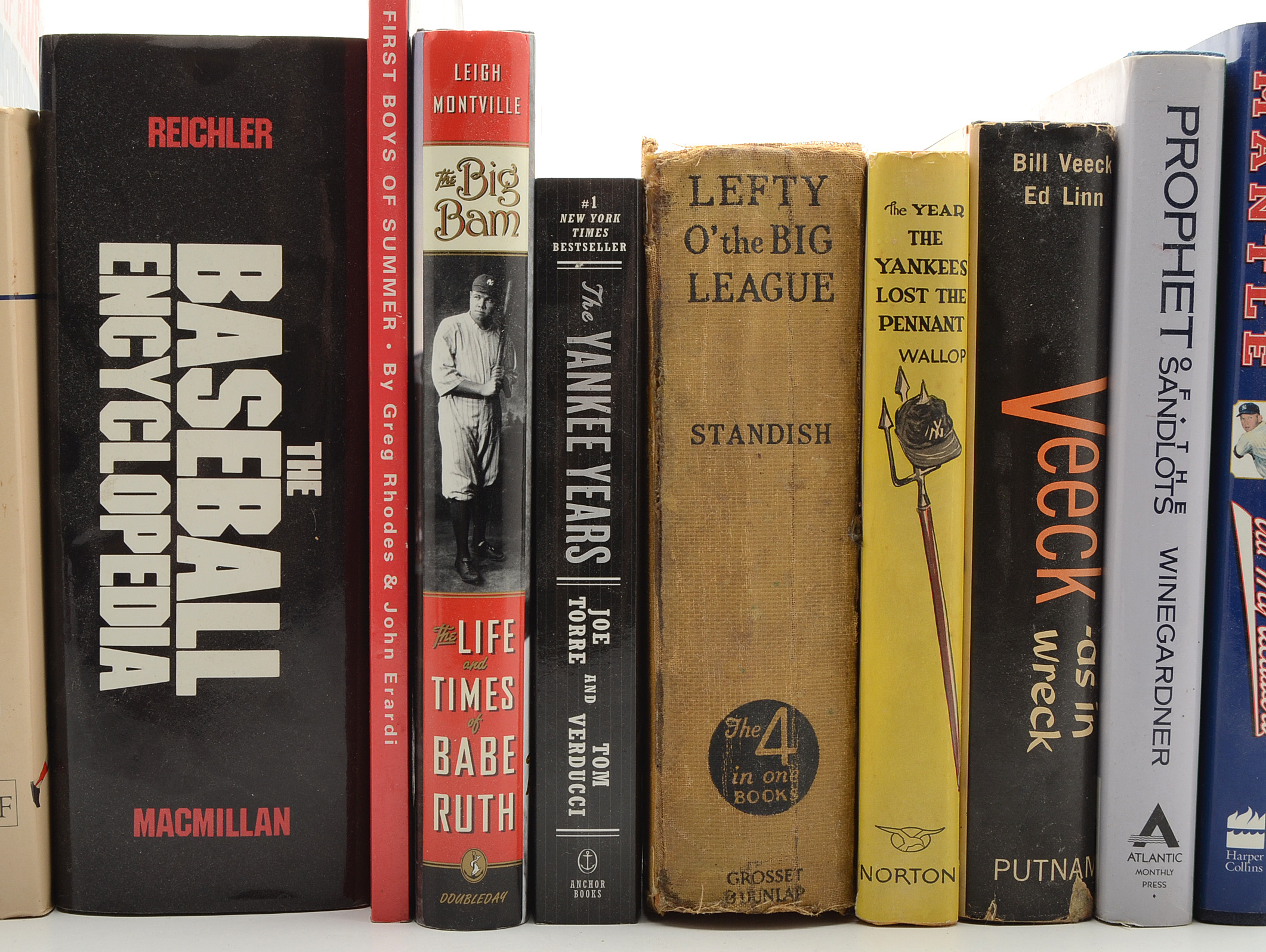 Assorted Baseball Books