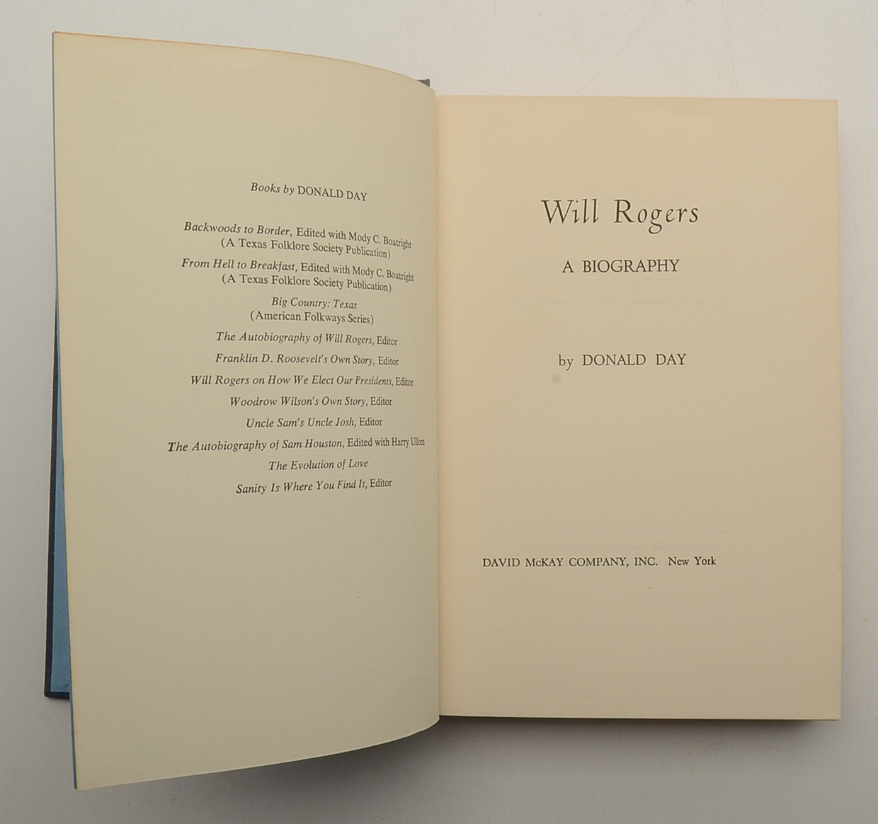 Will Rogers and Sports Books