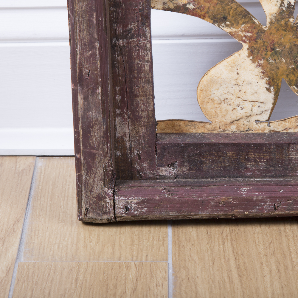 Reclaimed Wood Arched Window Wall  Art