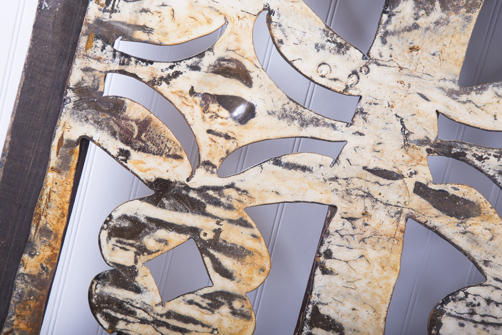 Reclaimed Wood Arched Window Wall  Art