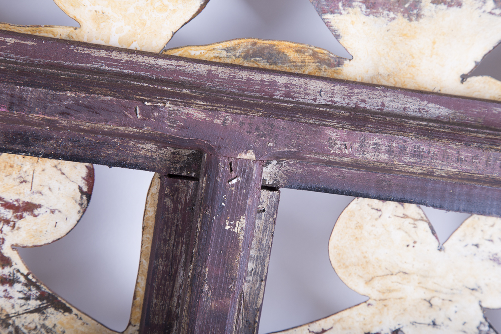 Reclaimed Wood Arched Window Wall  Art