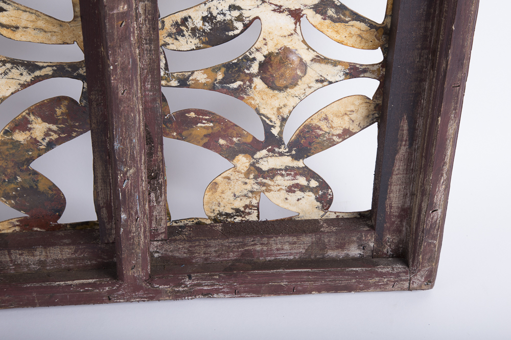 Reclaimed Wood Arched Window Wall  Art