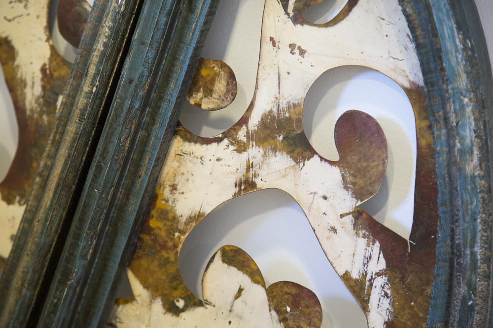 Reclaimed Wood Arched Window Wall Art