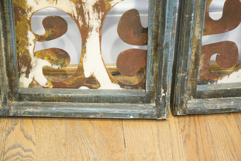 Reclaimed Wood Arched Window Wall Art