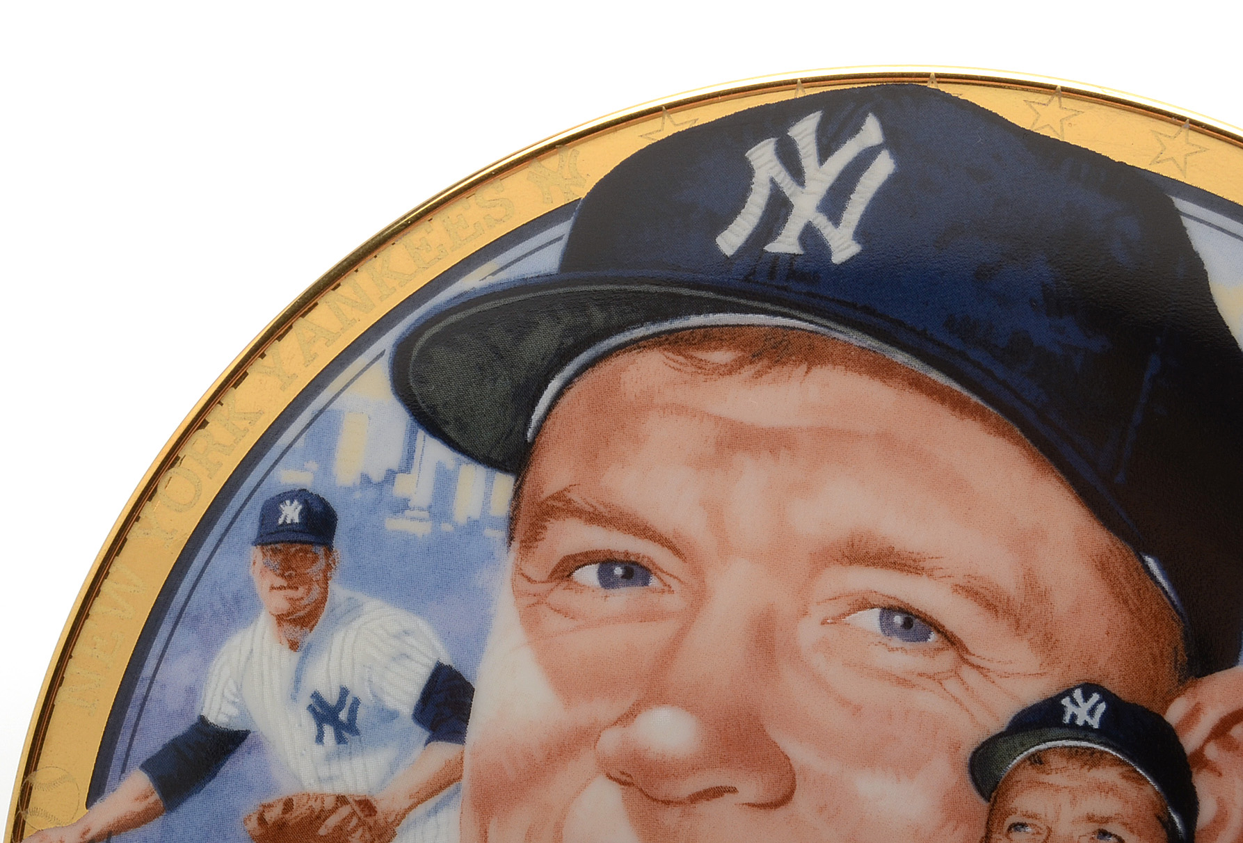 1993 Hamilton Collection Babe Ruth and Mickey Mantle Plates