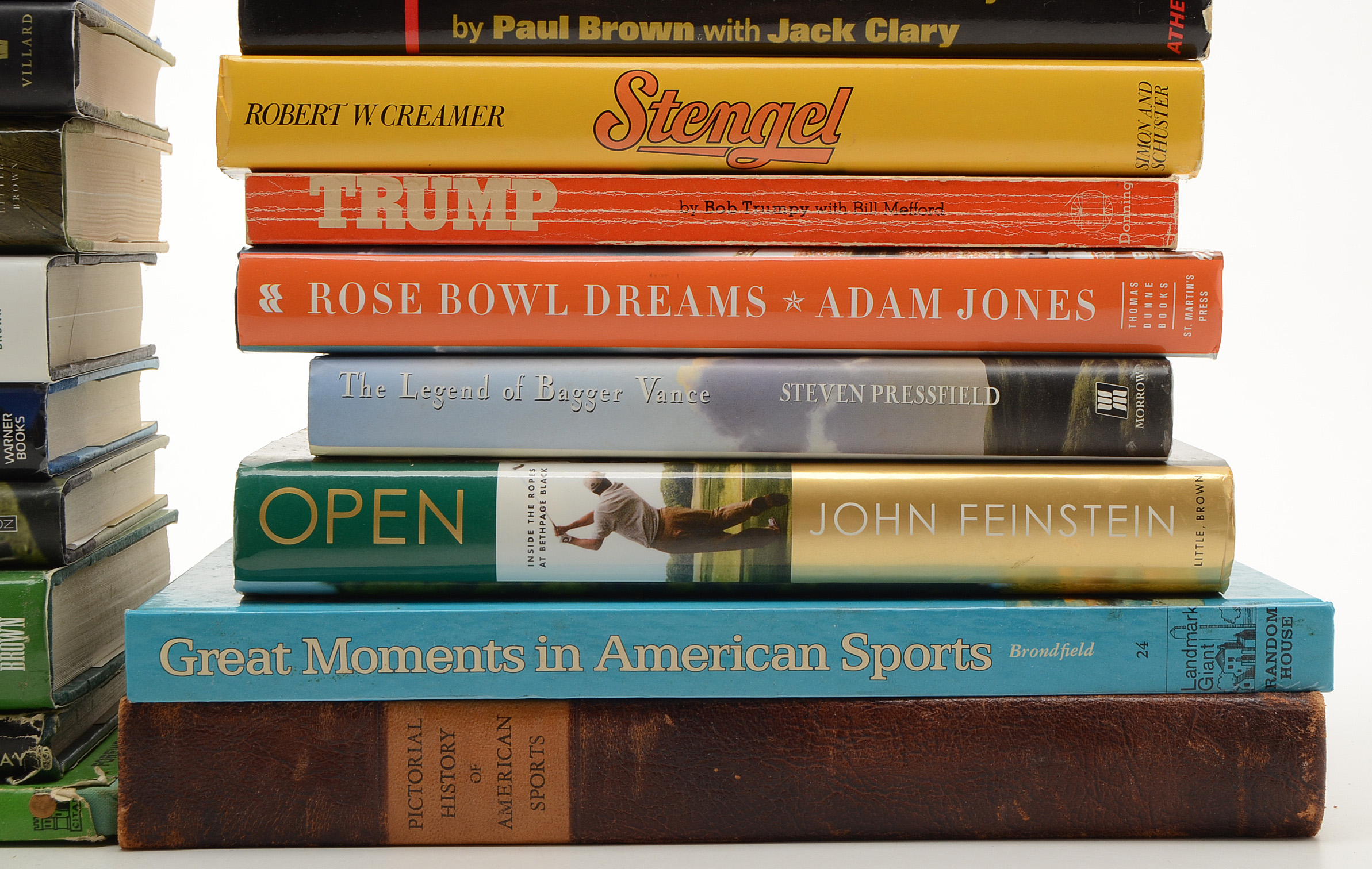 Books on Golf, Football, and Baseball