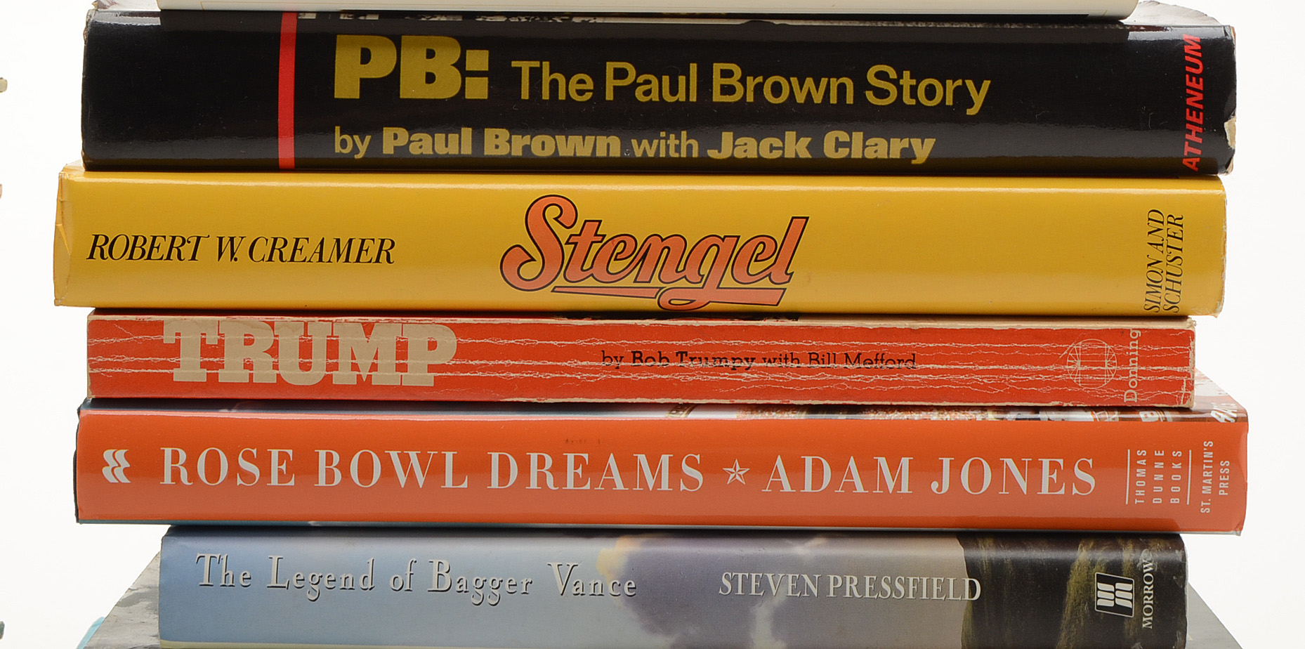 Books on Golf, Football, and Baseball