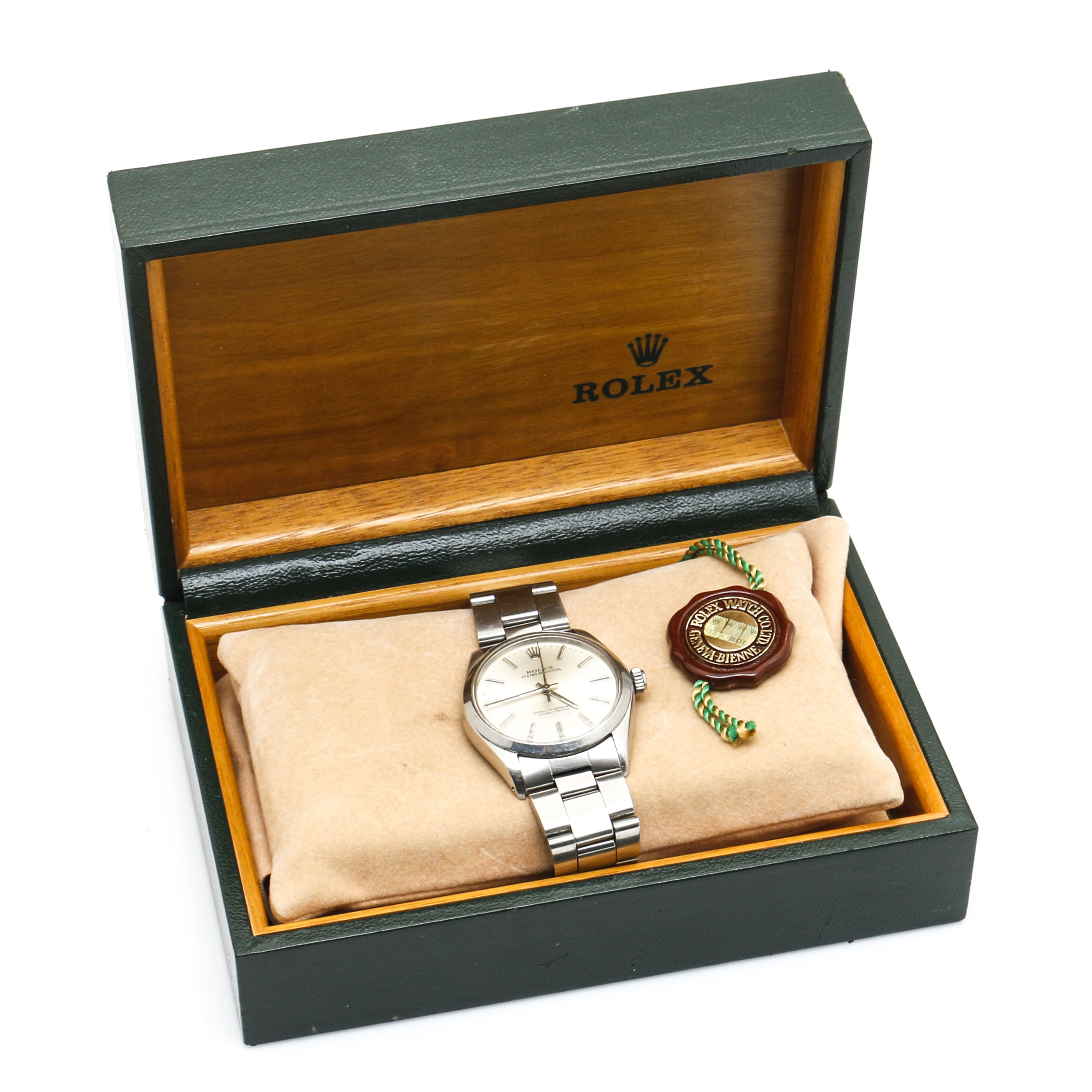 Circa 1979 Vintage Rolex Oyster Perpetual Stainless Steel Watch