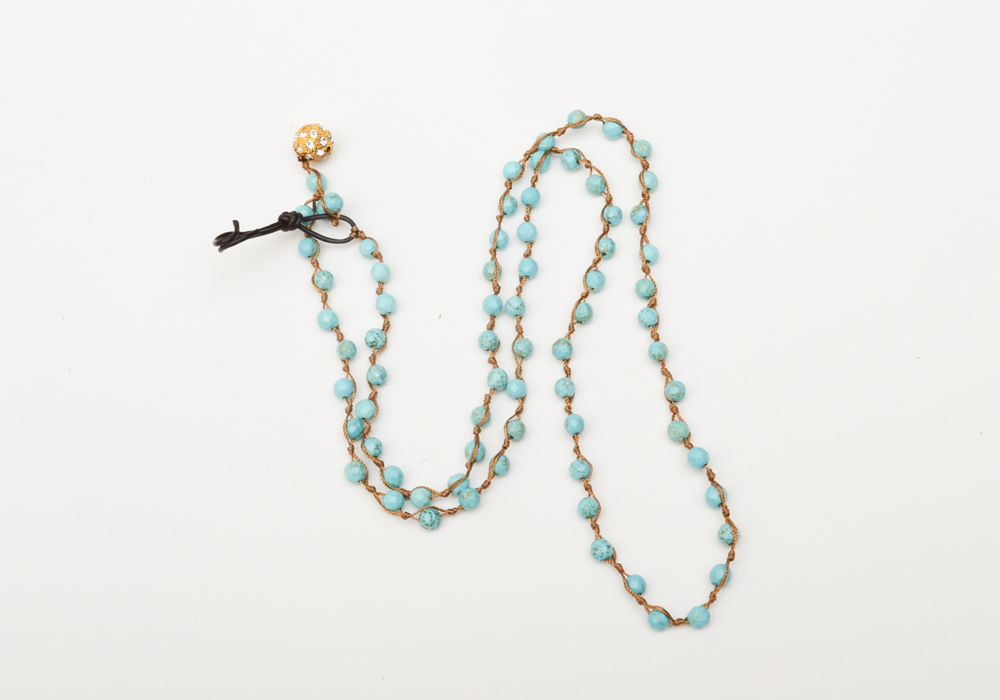 Collection of Fashion Necklaces In Wooden Case