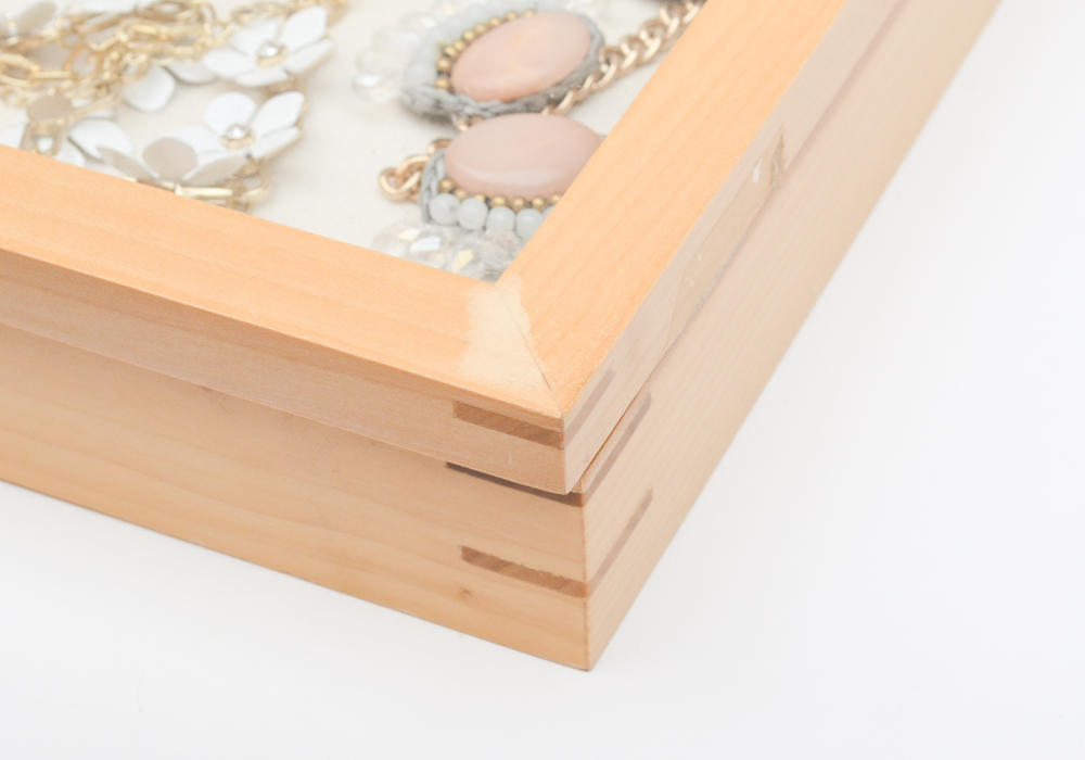 Collection of Fashion Necklaces In Wooden Case