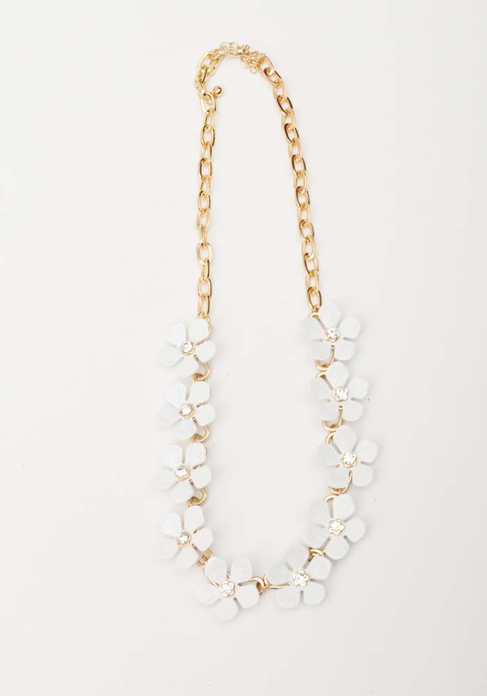 Collection of Fashion Necklaces In Wooden Case