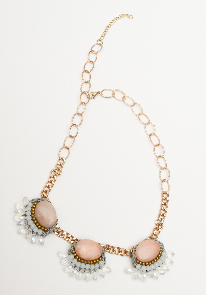 Collection of Fashion Necklaces In Wooden Case