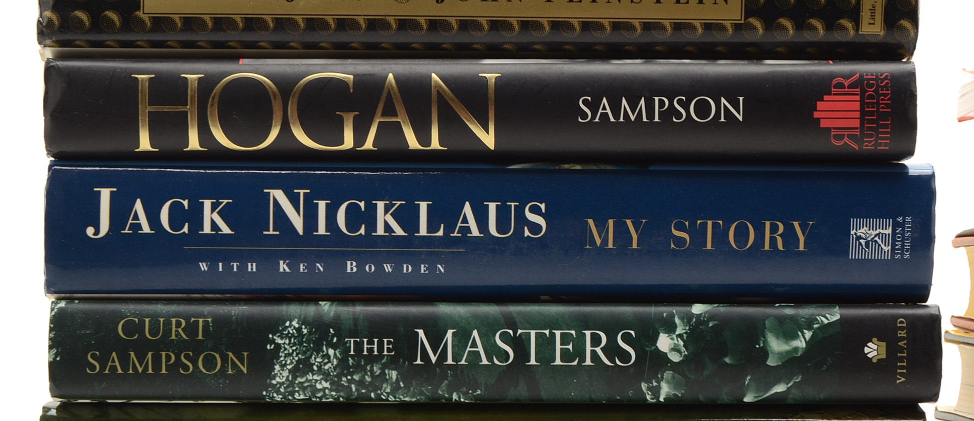 Books on Golf, Football, and Baseball