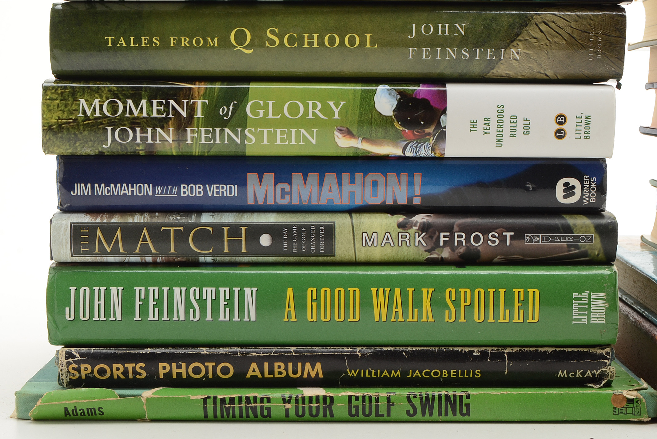 Books on Golf, Football, and Baseball