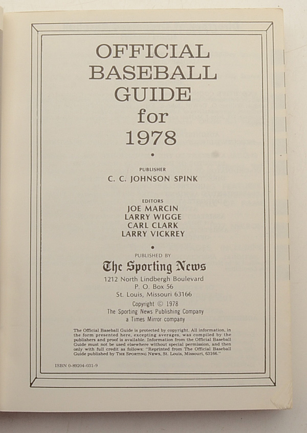 1970s Baseball and Football Guides