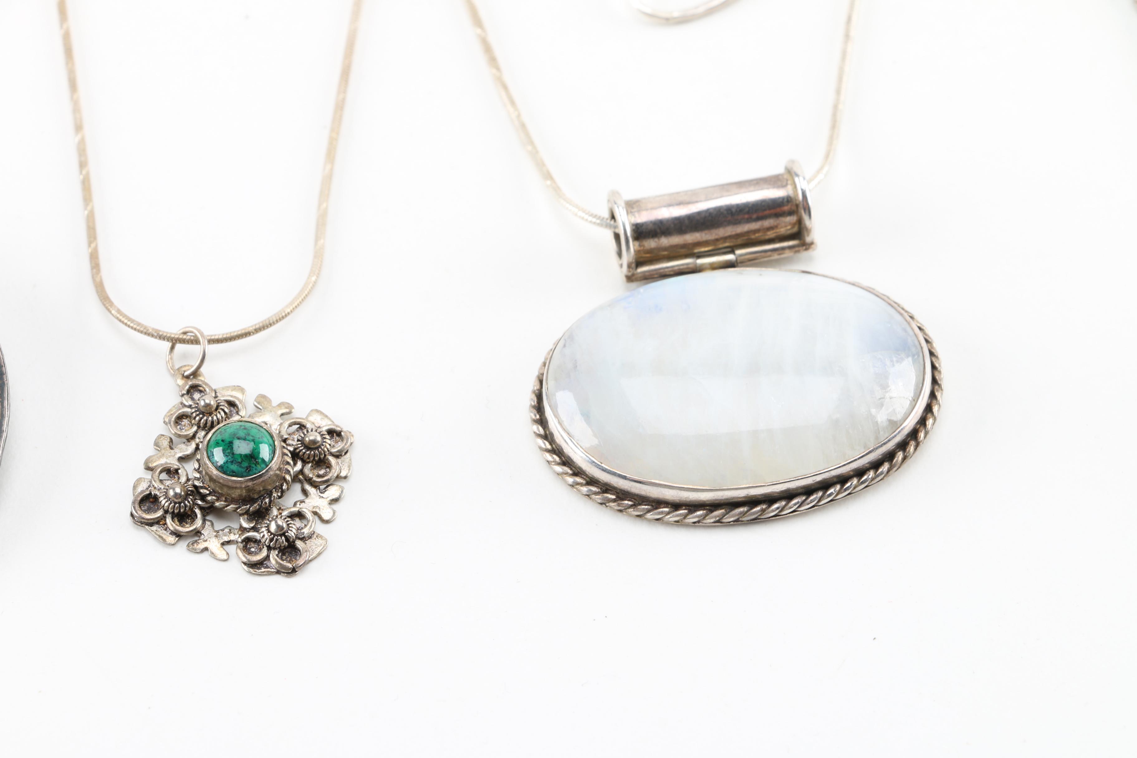 Sterling Silver and Stone Jewelry