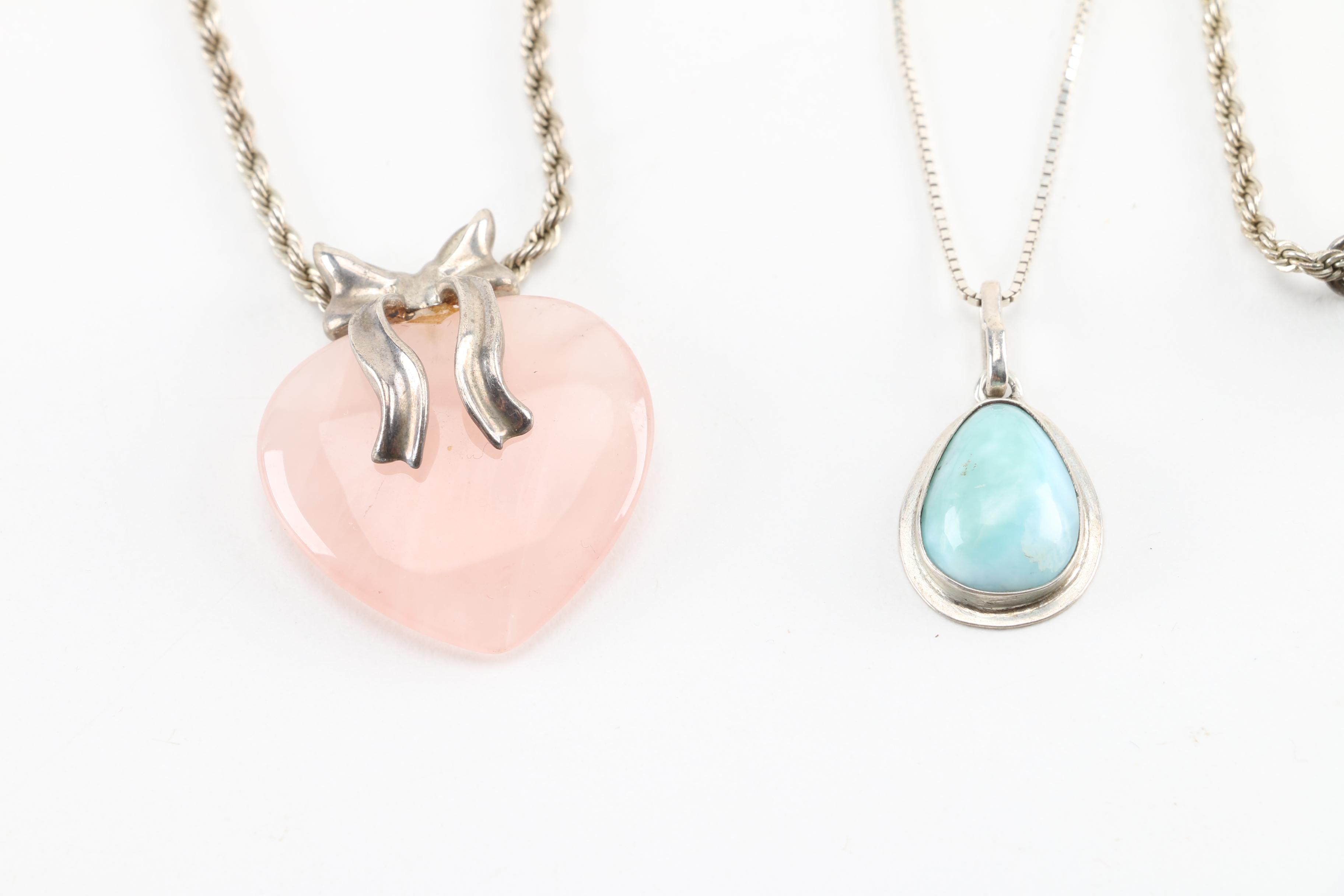 Sterling Silver and Stone Jewelry