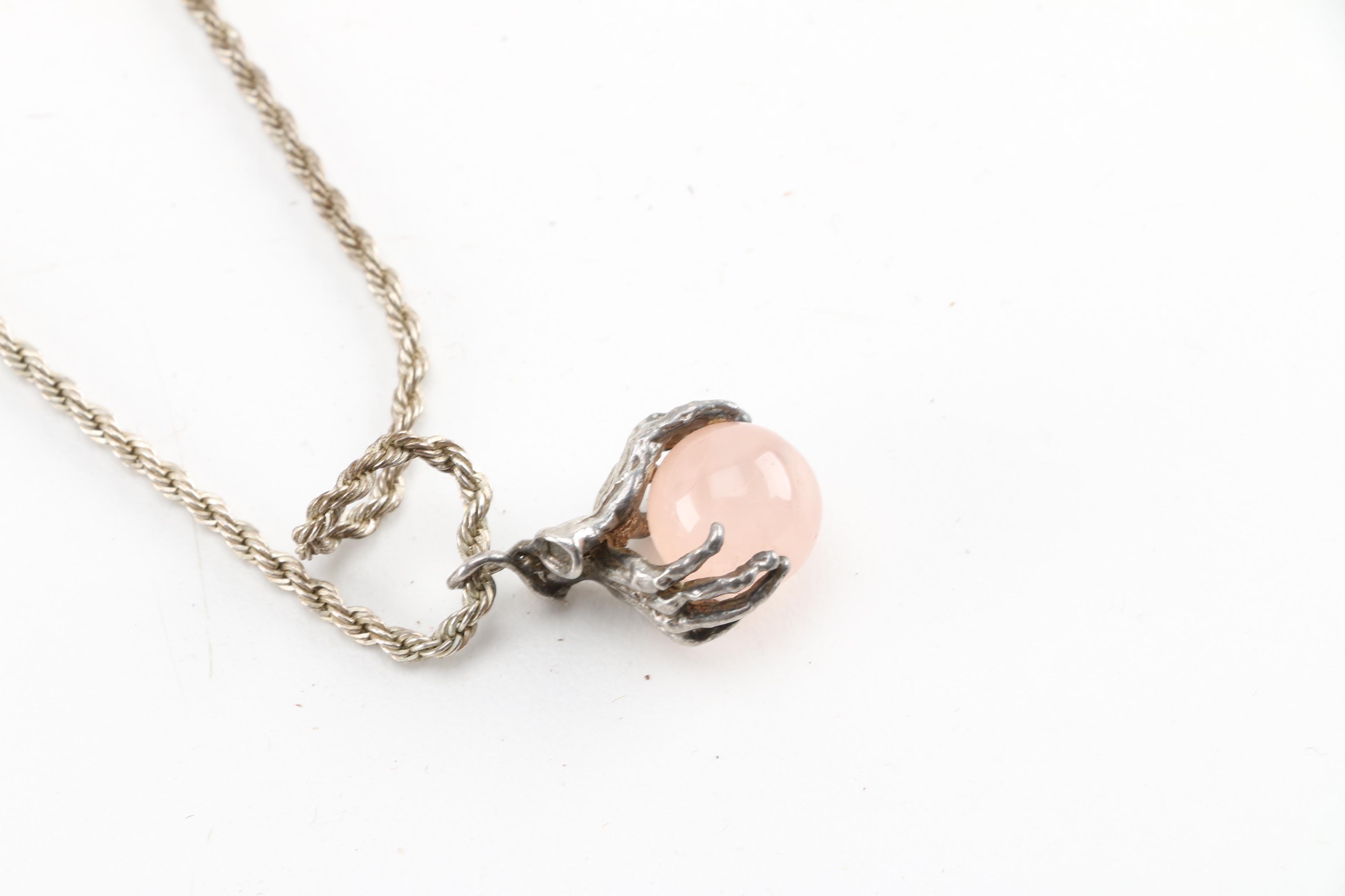 Sterling Silver and Stone Jewelry