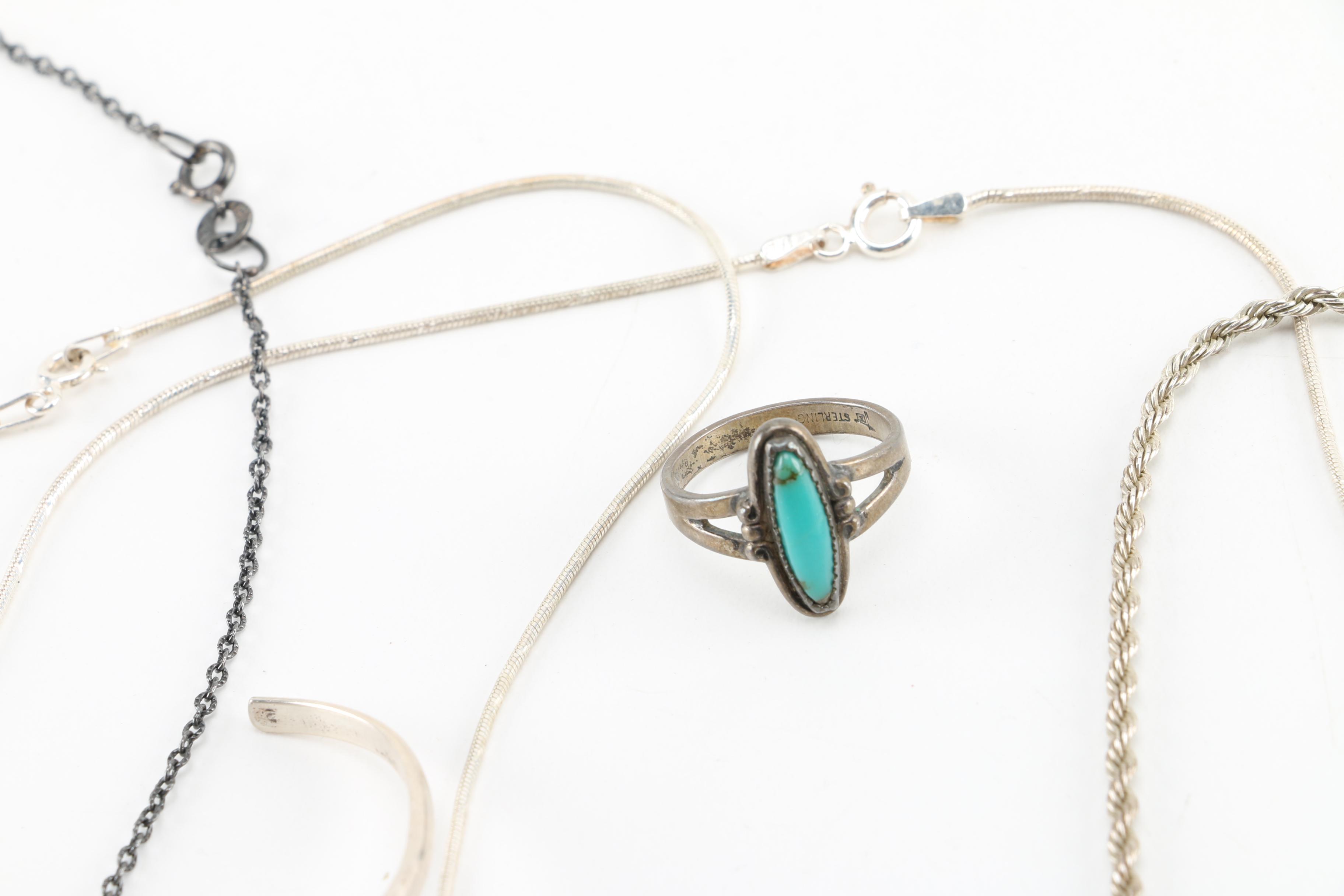 Sterling Silver and Stone Jewelry