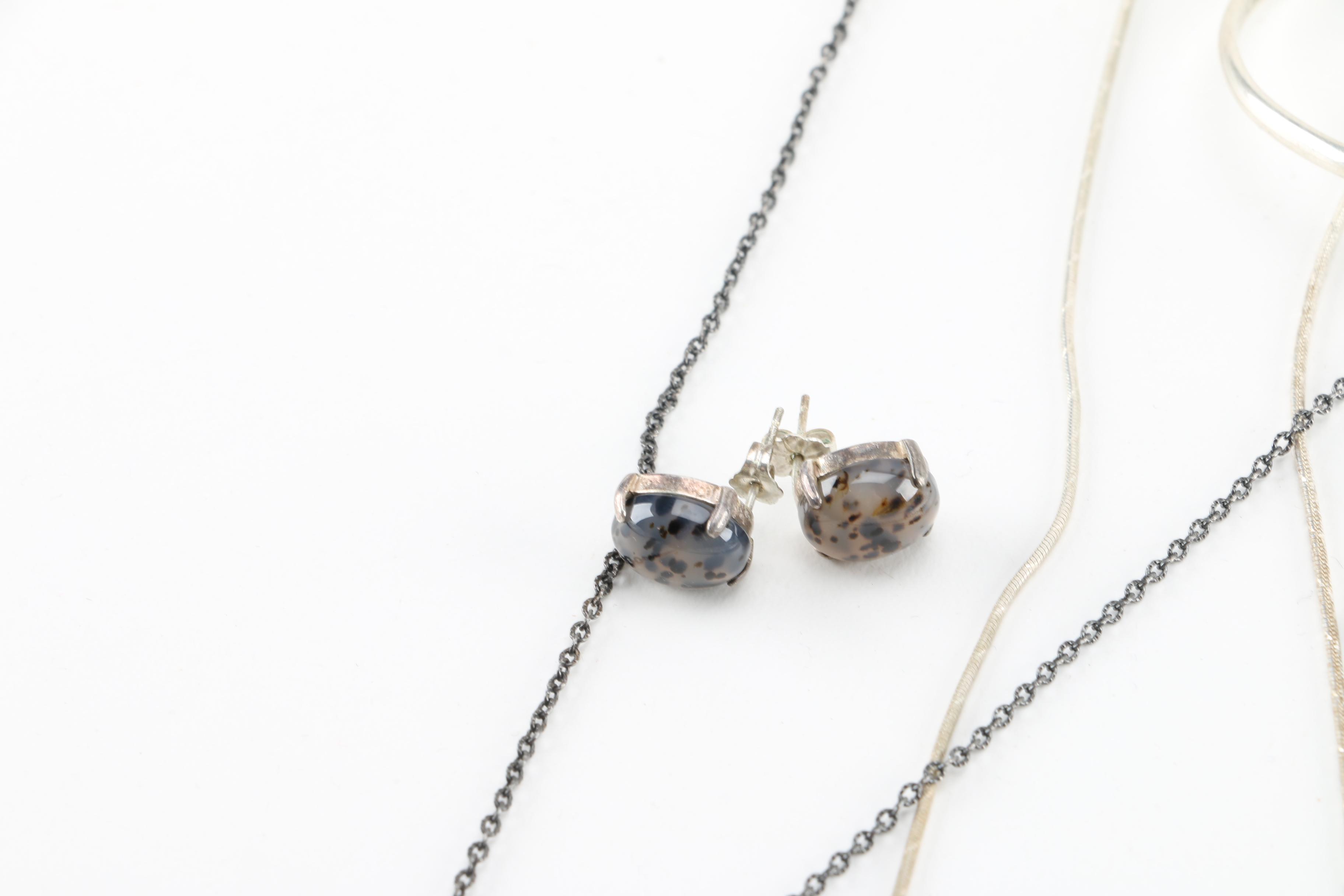 Sterling Silver and Stone Jewelry