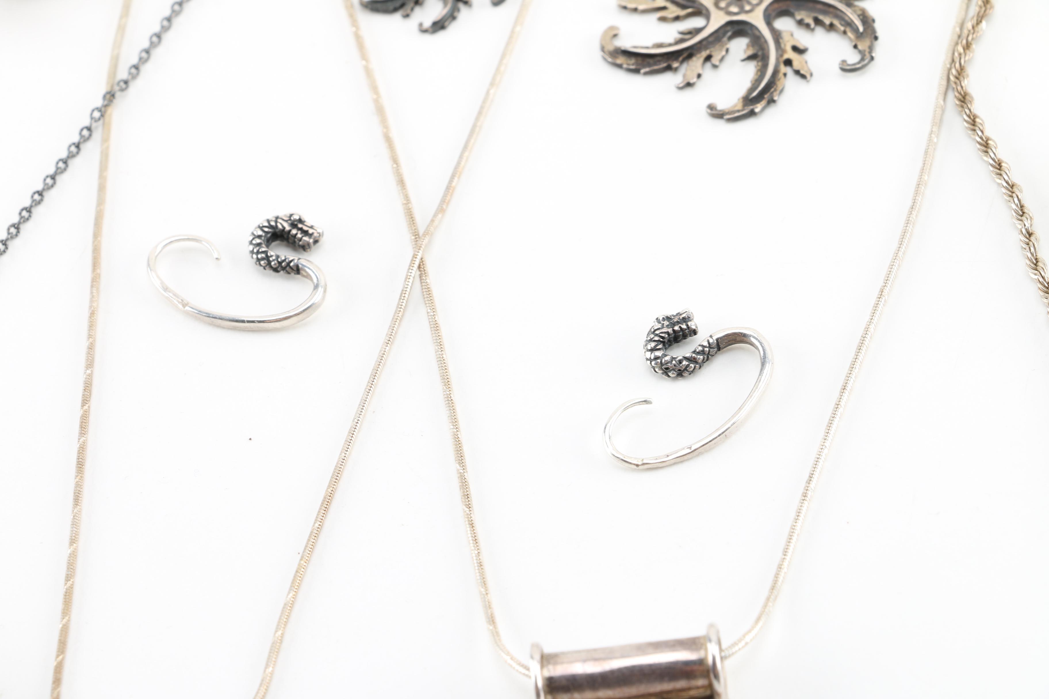 Sterling Silver and Stone Jewelry