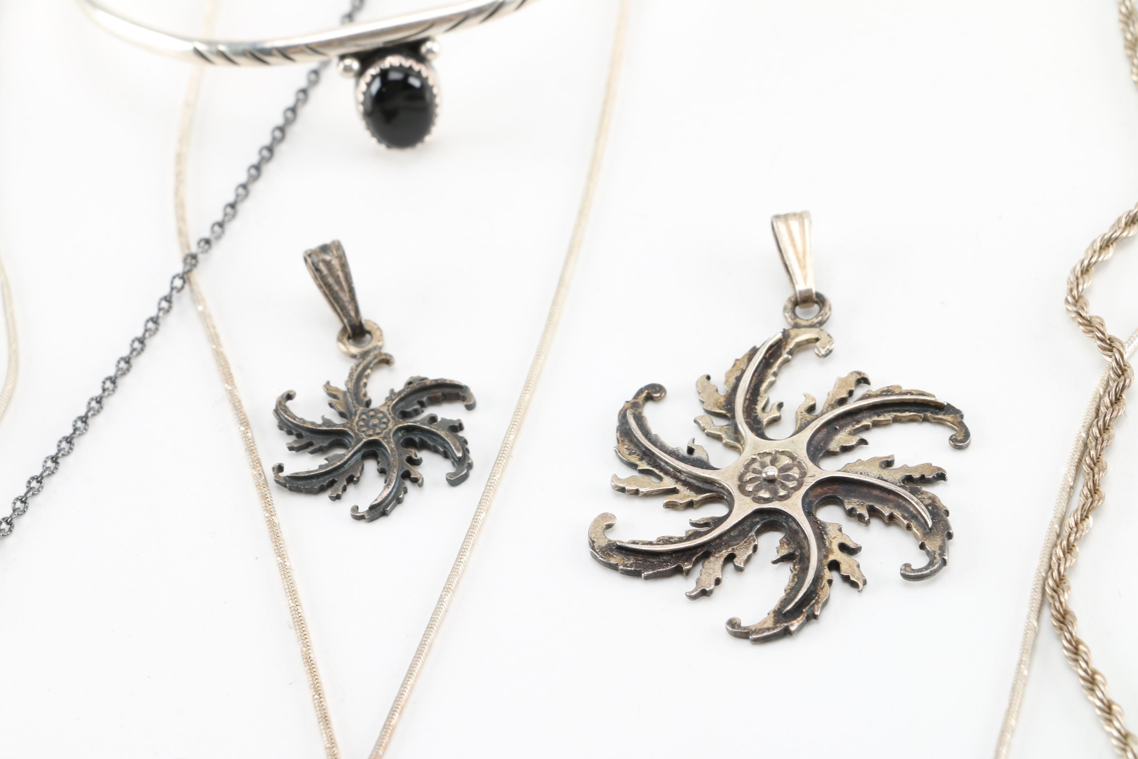 Sterling Silver and Stone Jewelry