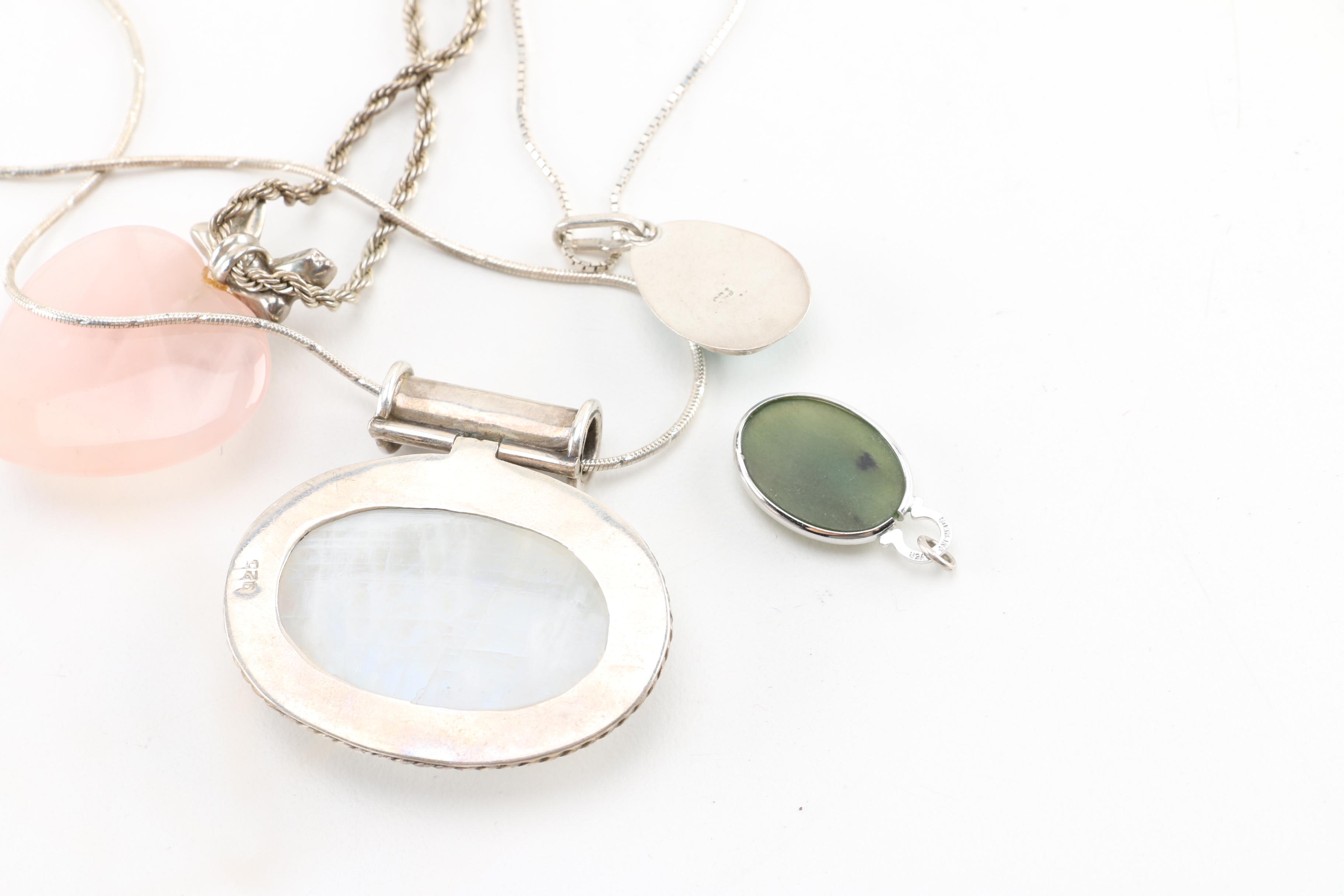 Sterling Silver and Stone Jewelry