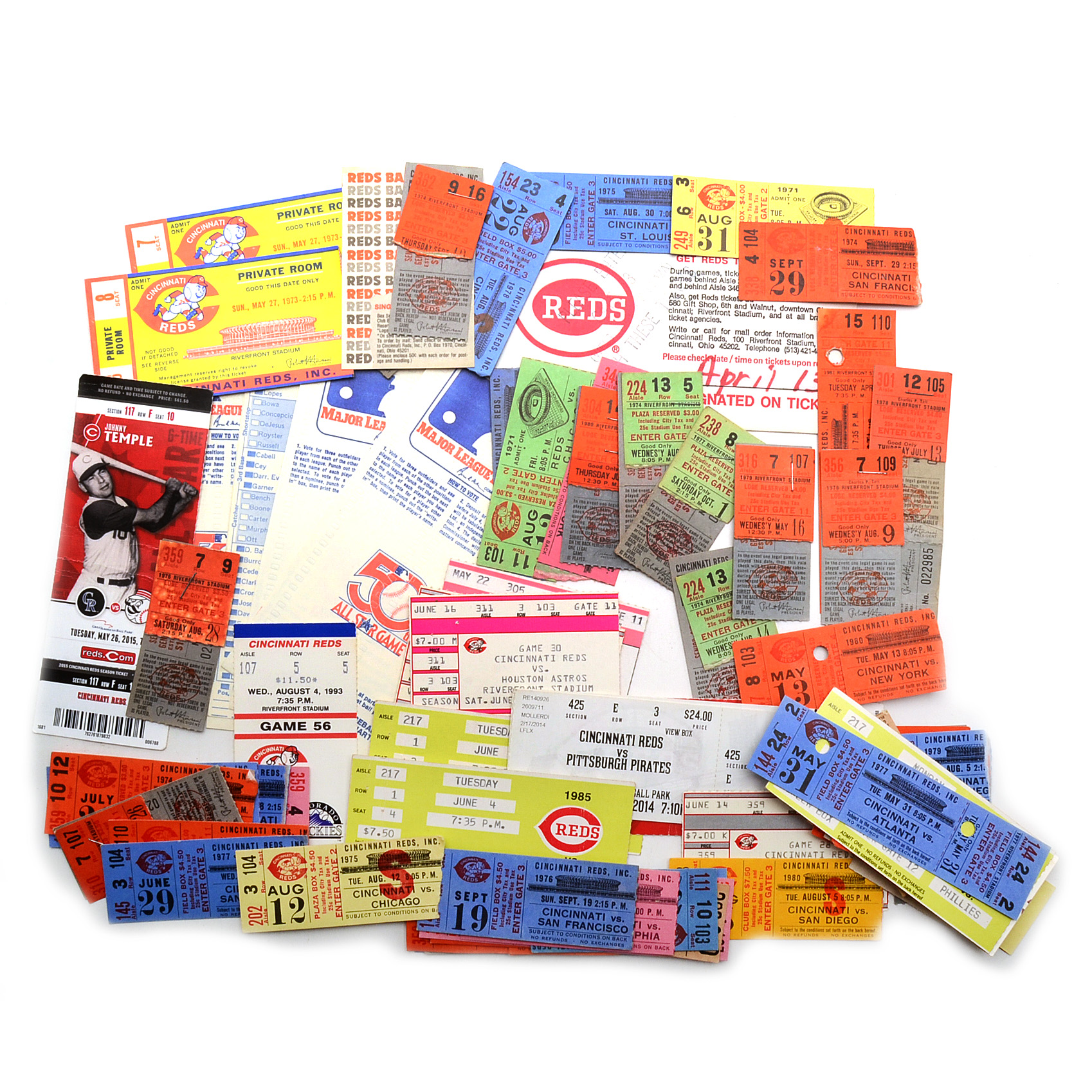 Cincinnati Reds Ticket Stubs