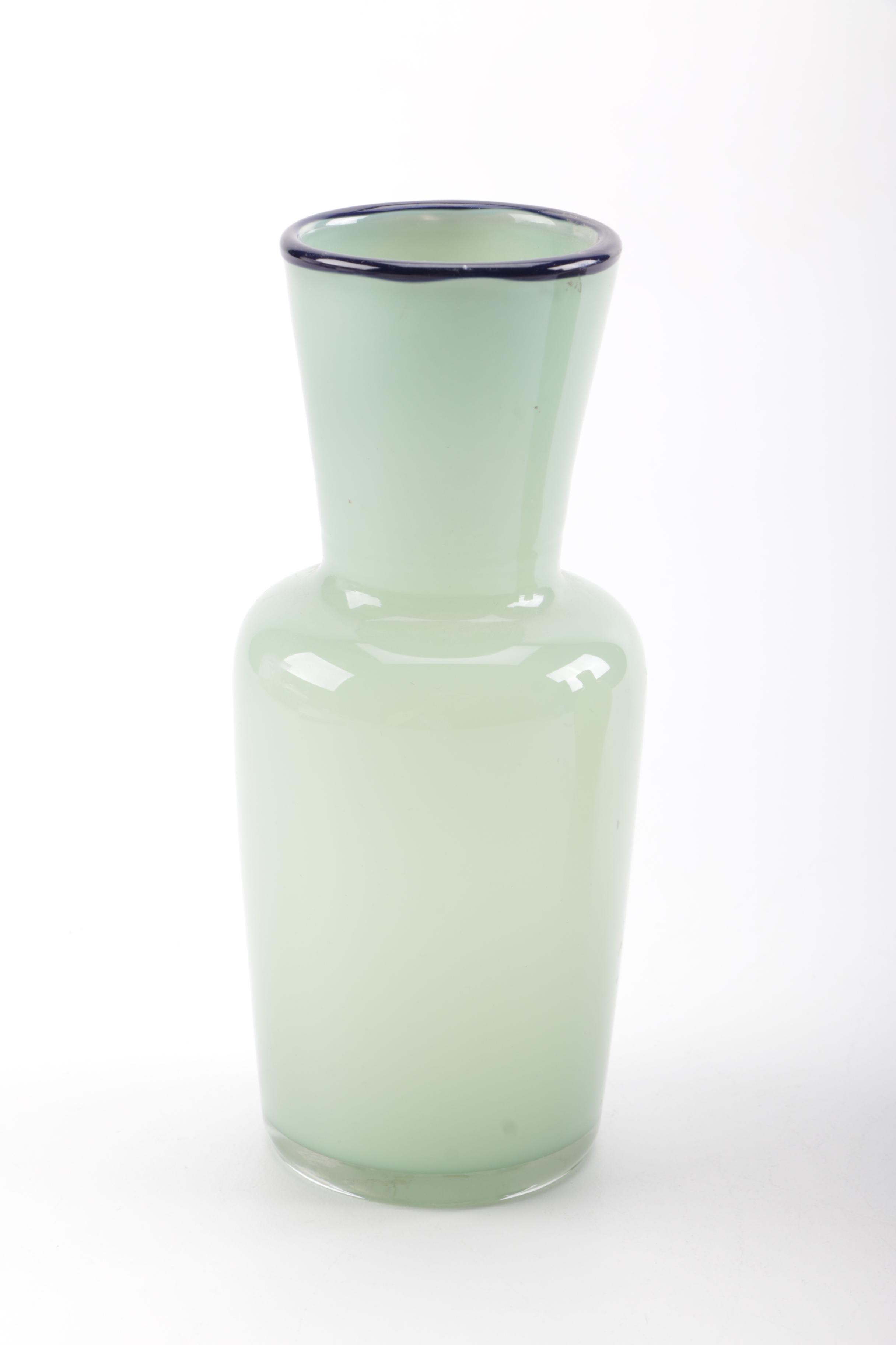 Frosted Art Glass Vases