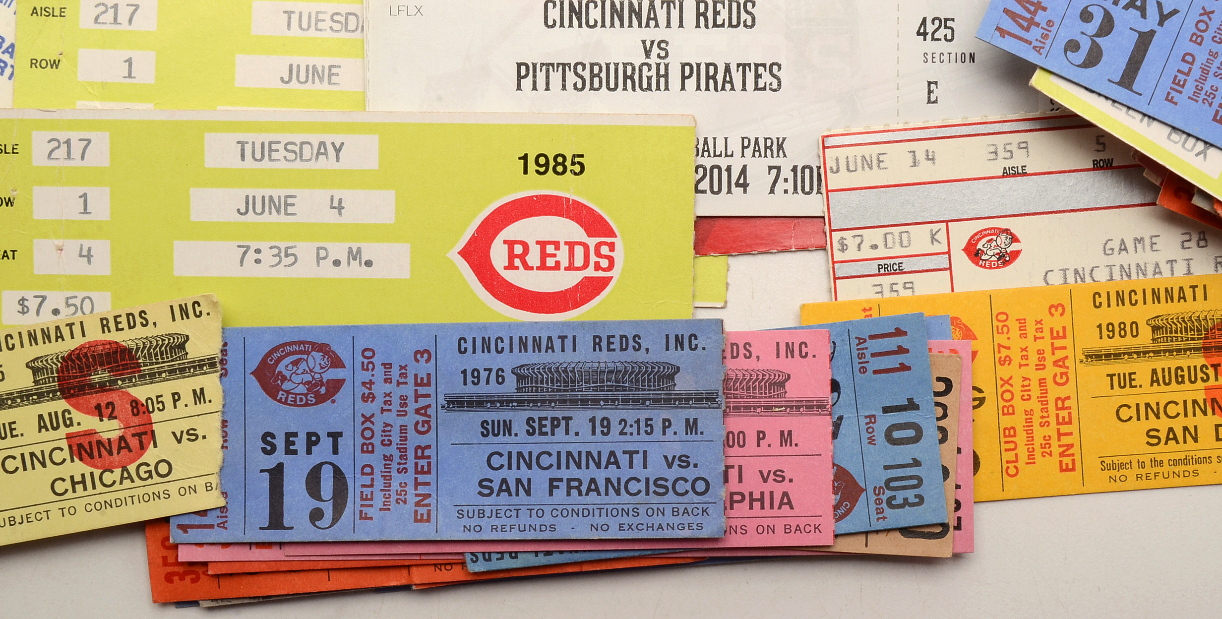 Cincinnati Reds Ticket Stubs