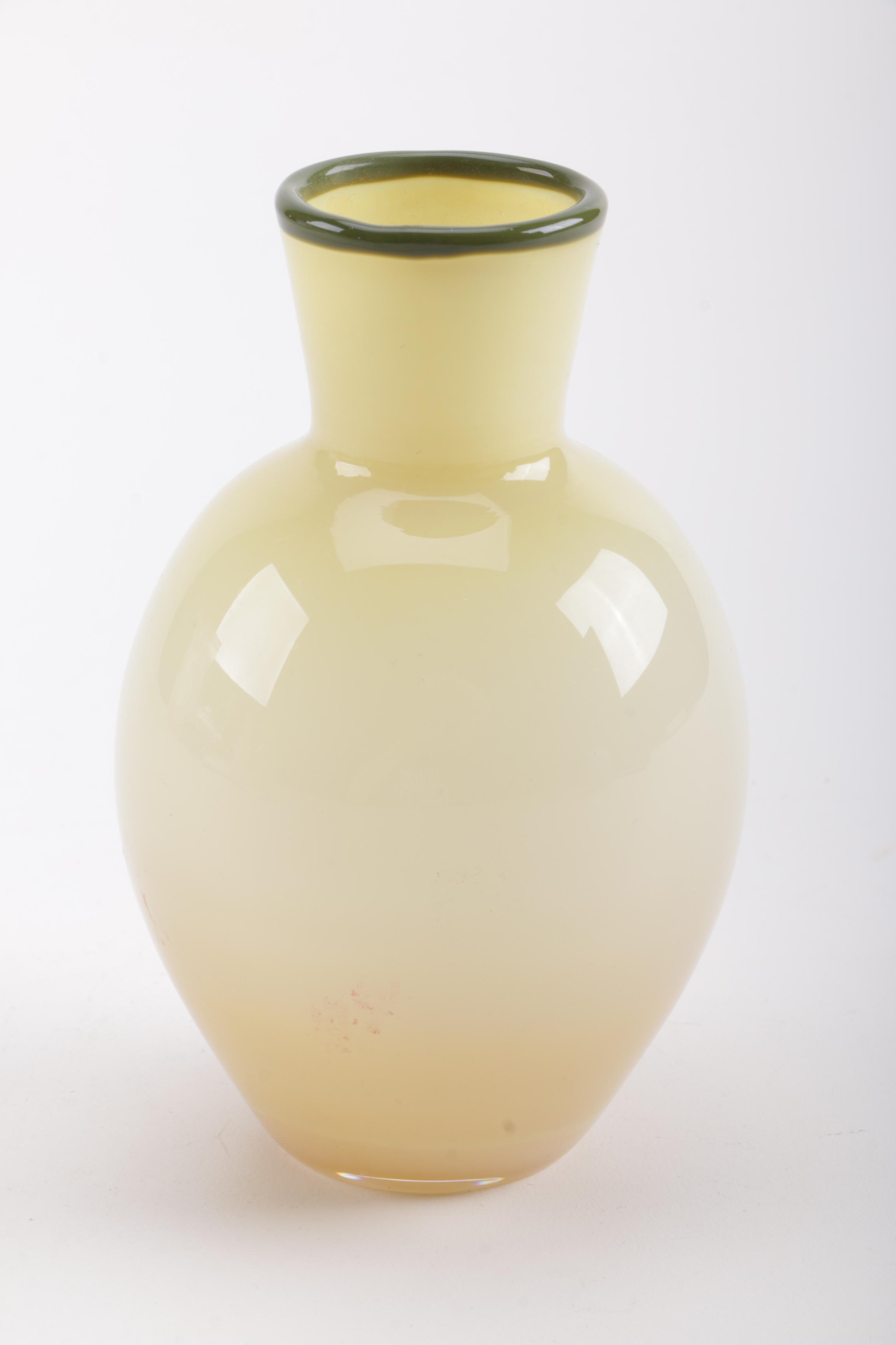 Frosted Art Glass Vases