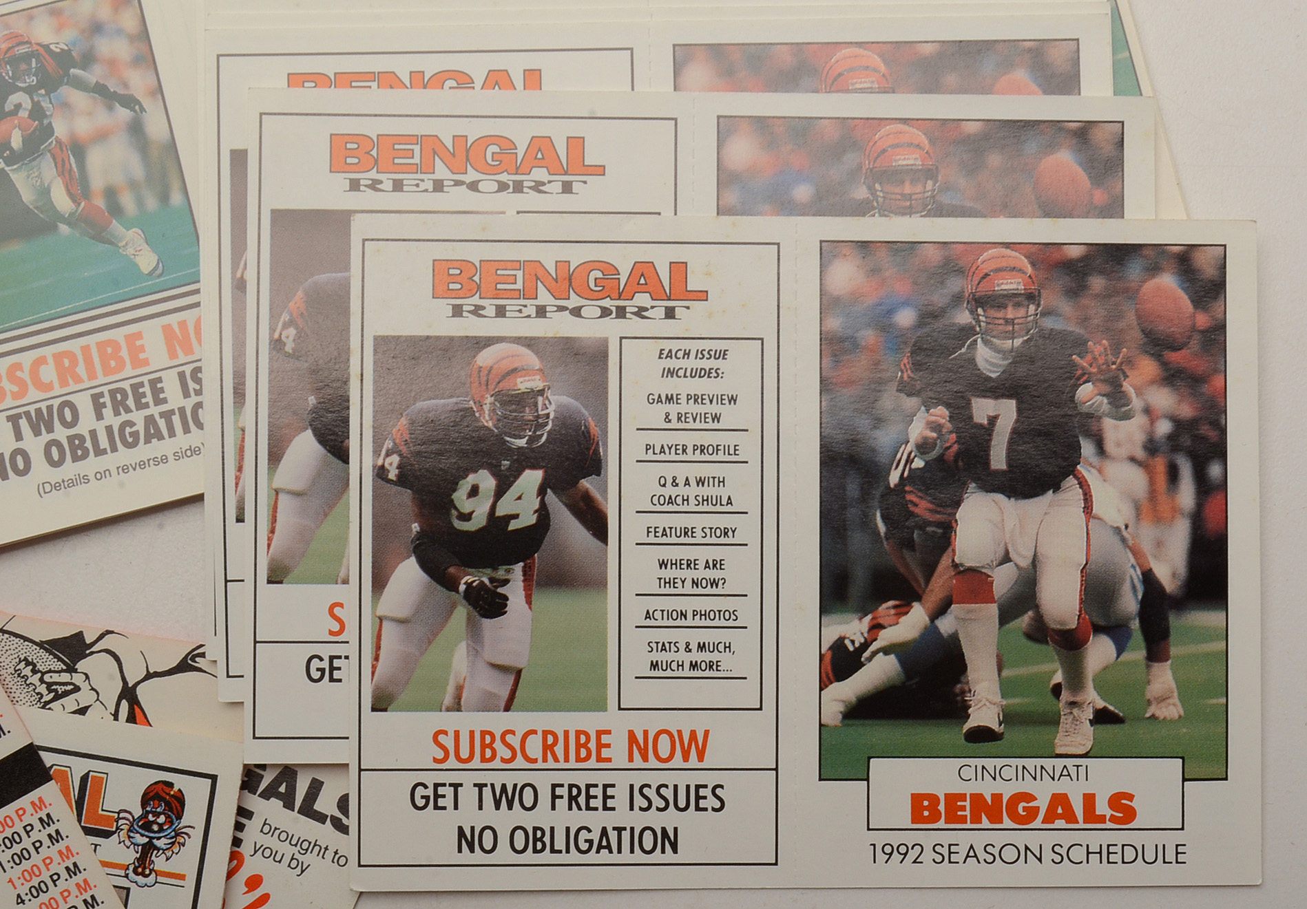 Assorted Football Ephemera