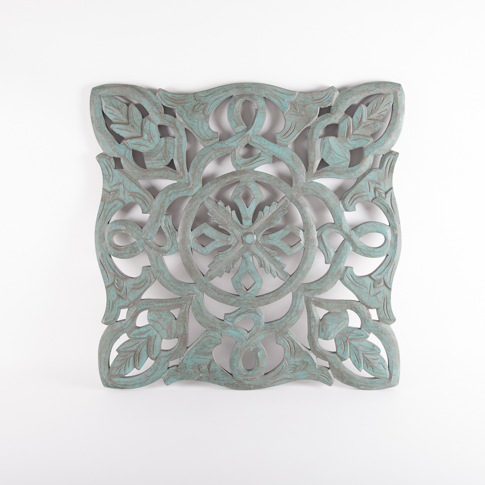 Carved Wood Wall Medallions