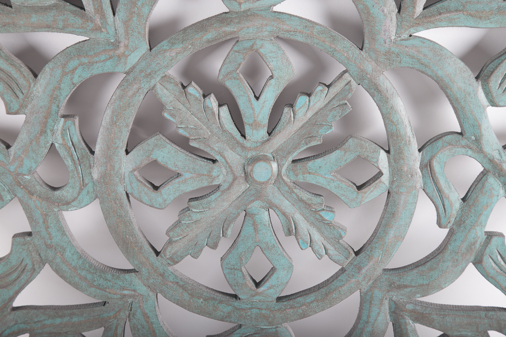 Carved Wood Wall Medallions