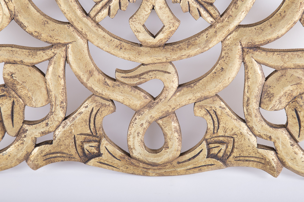 Carved Wood Wall Medallions