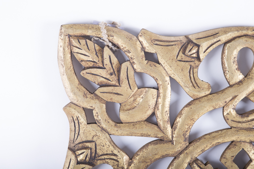 Carved Wood Wall Medallions