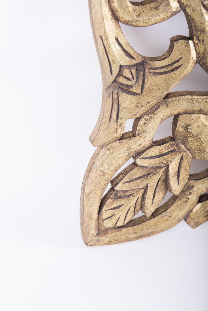 Carved Wood Wall Medallions