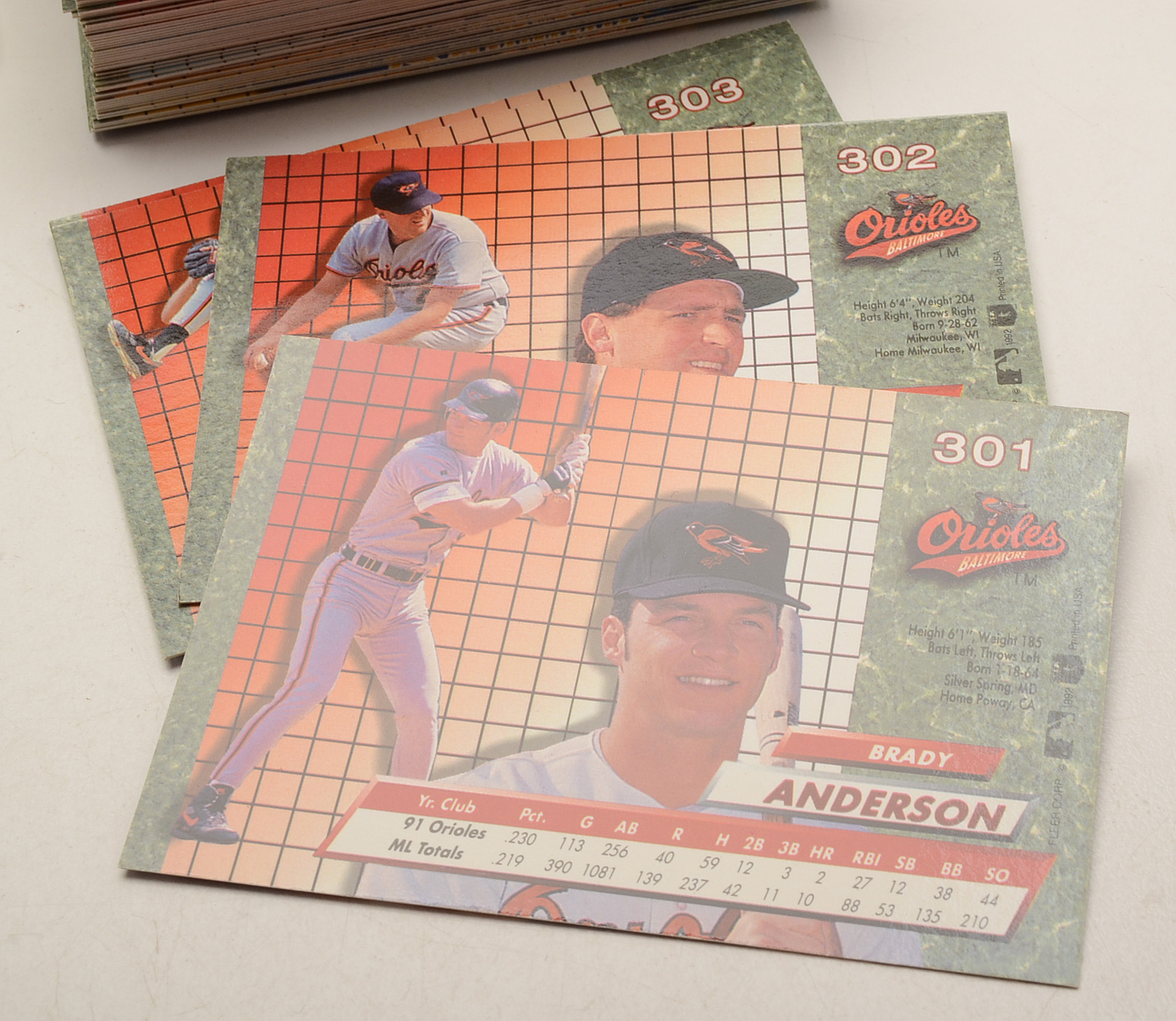1980s and 1990s Baseball Cards
