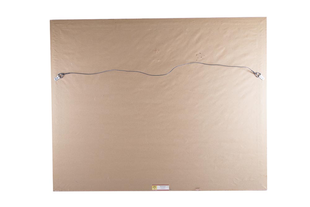 Victoria Salvano Signed Offset Lithograph Depicting Canal-Side Cafe