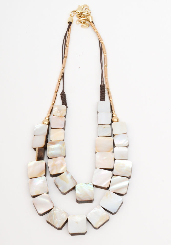 Bohemian Gold Tone Beaded Necklaces