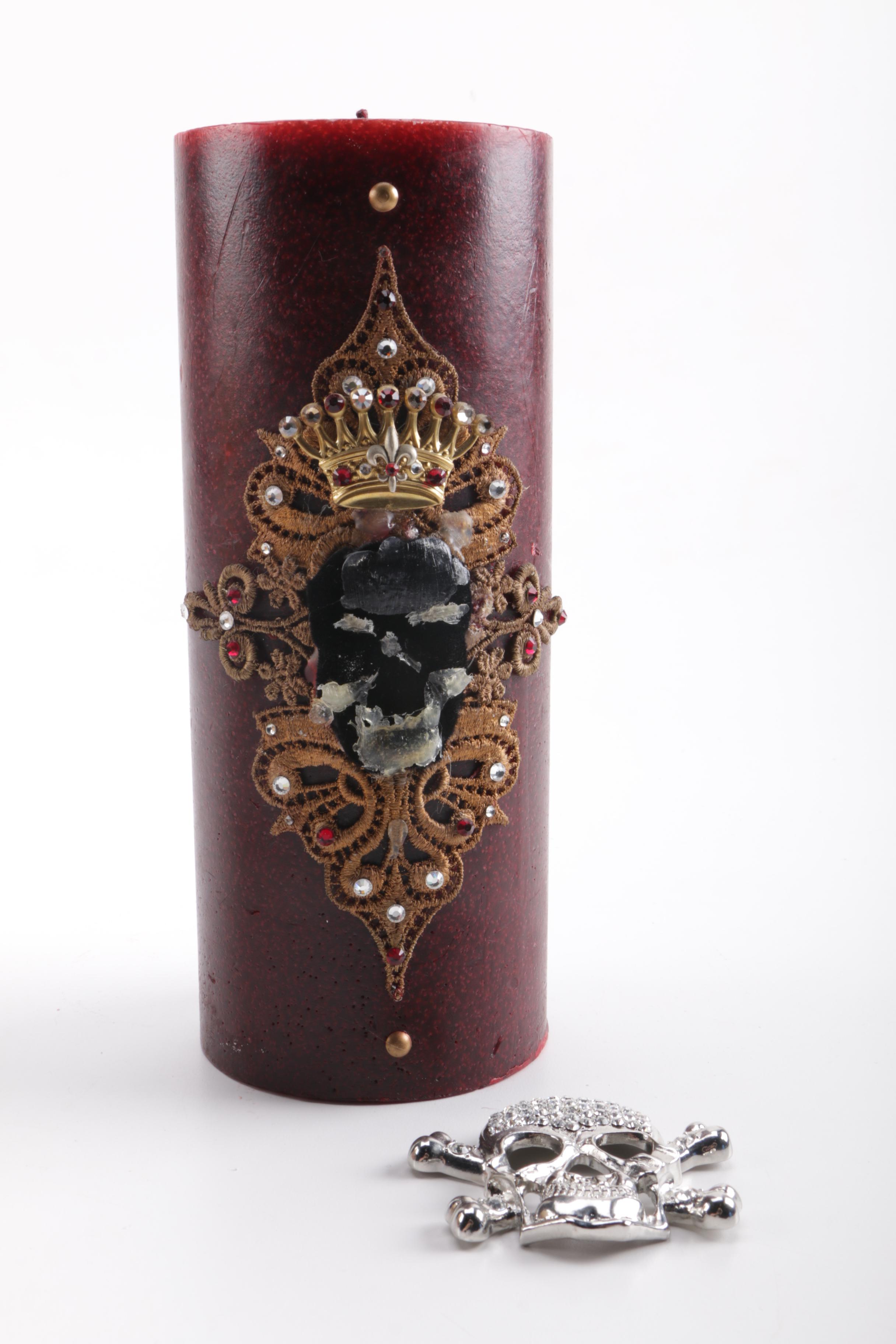 Decorated Pillar Candles