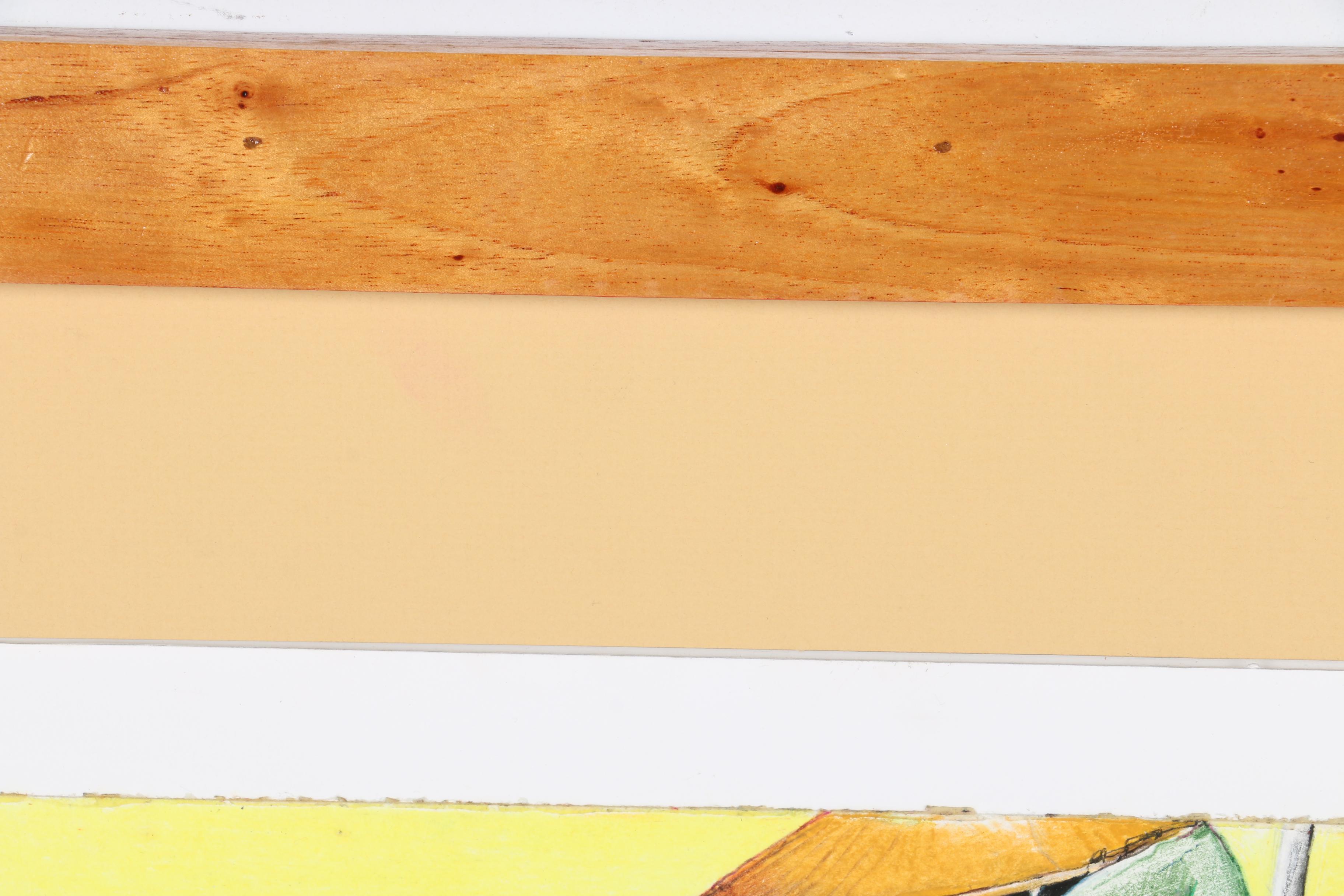 Mark Campbell Colored Pencil Drawing on Paper "Samurai"