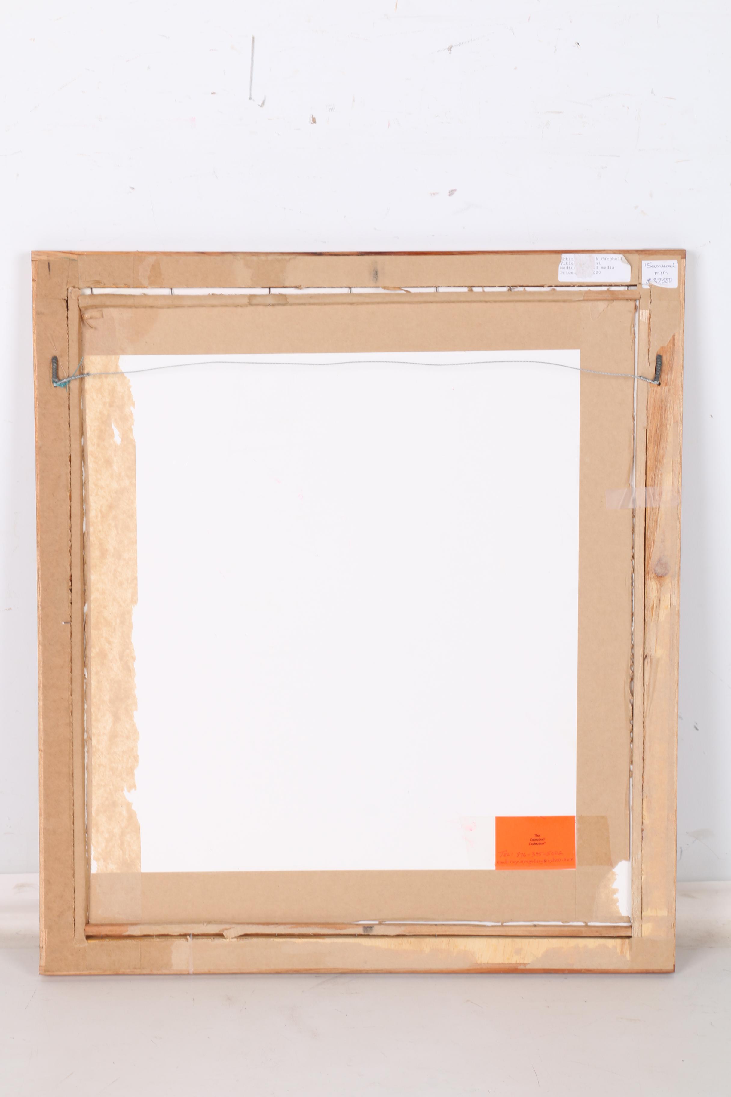 Mark Campbell Colored Pencil Drawing on Paper "Samurai"