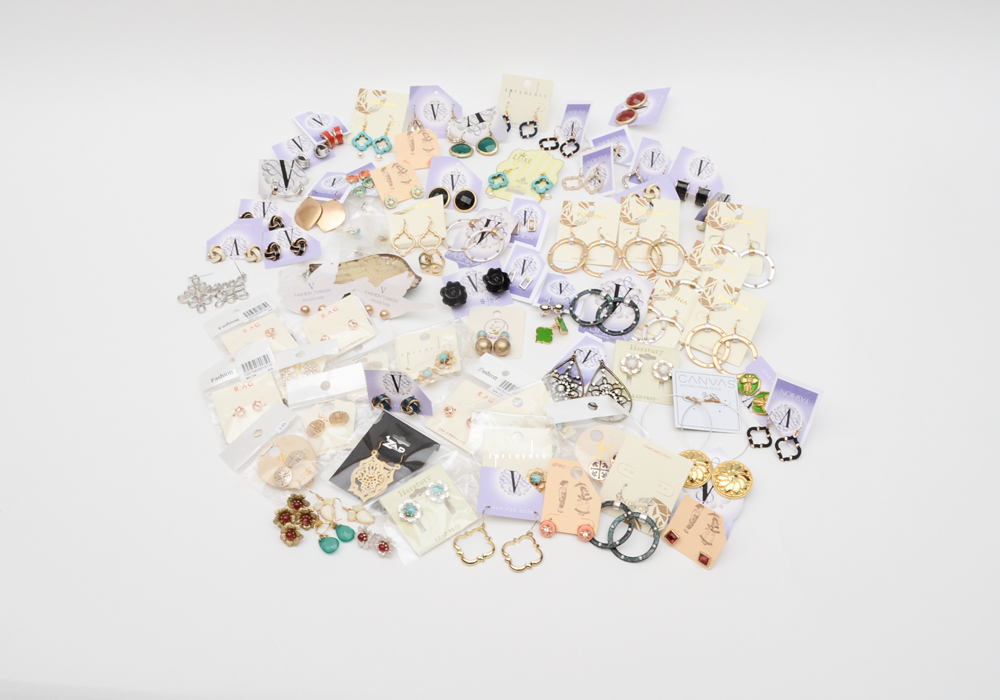 Large Collection of Fashion Earrings