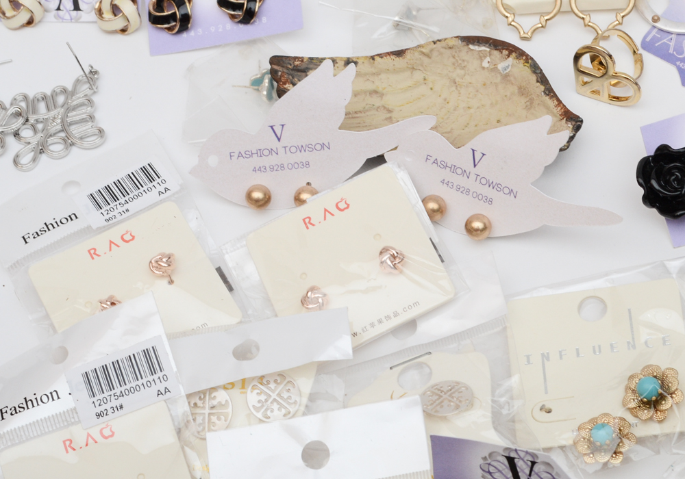 Large Collection of Fashion Earrings